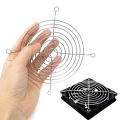 5 Pcs SilverCooling Fan Grill Metal Finger Guard Protector For 120mm 90mm 80mm Case Fans. 