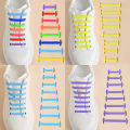16pcs/lot Silicone Shoelaces No Tie Shoelaces 12 Colors Elastic Lace Shoelace Creative Lazy Silicone Laces  Lace. 