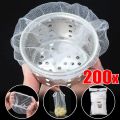 200/100pcs Disposable Sink Filter Mesh Bags Kitchen Sink Strainer Drain Hole Anti-blocking Garbage Bag Cleaning Strainers Net. 