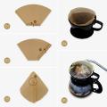 Cone Coffee Filter 8-12 Cup, Unbleached Natural Paper, No Blowout, Disposable for Pour Over and Drip Coffee Maker, 100 Count. 