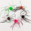 5pcs/lot Handmade Soft Fishing Lure Set - Dice Rubber Bass Bait for Outdoor Tackle. 