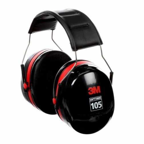 3M Optime 105 H10A, Earmuff Over Sound Reduction The Head Ear Protectors, Hearing Protections.