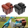 Retro Fashion Bike Motorcycle Saddle Bags Pouch Storage Case Side Luggage Tank Suitcase Waterproof PU Leather Motorbike Parts. 