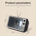 12 Inch Phone Screen Magnifier Enlarged Expand Stand Phone Holder HD Video Amplifier Eyes Protection Retro TV Box For Iphone. 