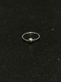 Nose Ring Fine Silver Chandi Nose Ring Tiny 8mm Septum Septo Thin 25g 0.4mm BCR Ball Fix One Side. 