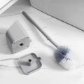 Durable Toilet Brush With Base Cleaning Holder Bathroom Cleaning Tools Long Handle Plastic Wall Hanging Toilet Brush. 