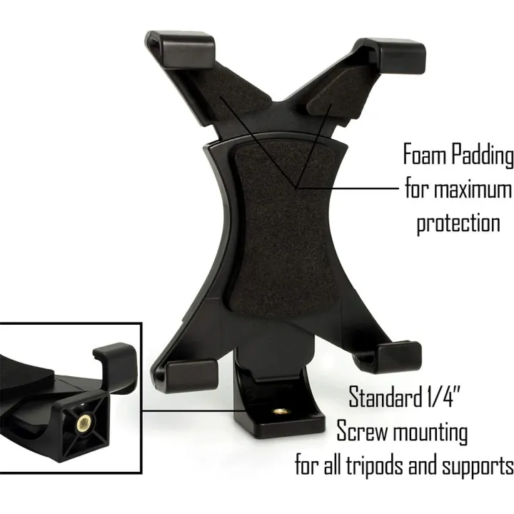 Universal%20Tablet%20Stand%20Adapter%20with%20Vientiane%20Gimbal%20for%20Tripod/Single%20Leg%20Stand%20Compatible%20with%20iPad/Air/Mini%20and%20Most%20Tablets%20-%20Image%204