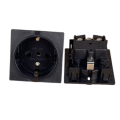 RG-02 European Germany waterproof schuko socket outlet snap in receptacle for UPS. 