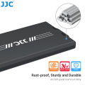 JJC 18 Slots Memory Card Case Pop-up Design SD MicroSD Card Holder with Carabiner for 4 SD +12 Micro SD/TF +2 Nano SIM/ NM Cards. 