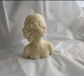 Flower Lady Candle, Female Body Candle, Elegant Woman Candle, Mother's Day Gift, Cute Shaped Candle, Home Decor Candle. 