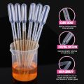 100PCS or 500PCS 3ml disposable plastic pipettes, eye droppers, essential oils, cosmetics, scientific and laboratory tools.