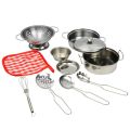 Mini Stainless-Steel Kitchen Toys .A Tiny Size Play House Cooking Utensil Set for Kids . Educational Kitchen Experience. Christm. 