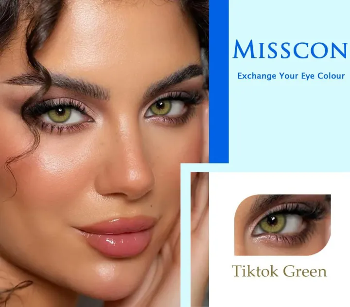 Tik%20Tok%20Green,%20Soft%20Color%20Contact%20Lenses%20/%20Color%20Cosmetics%20Lenses%20/%20Eye%20Lenses%20/%20Fashion%20Lenses%20/%20Coloured%20Lenses%20/%20Coloured%20Eye%20Contact%20Lenses%20/%20Fashion%20Eye%20Lenses%20/%20Beauty%20Eye%20Lenses%20/%20Big%20Eye%20Lenses,%20Easy%20to%20Wear,%20100%25%20Original%20Lenses%20With%20Kit%20-%20Image%202