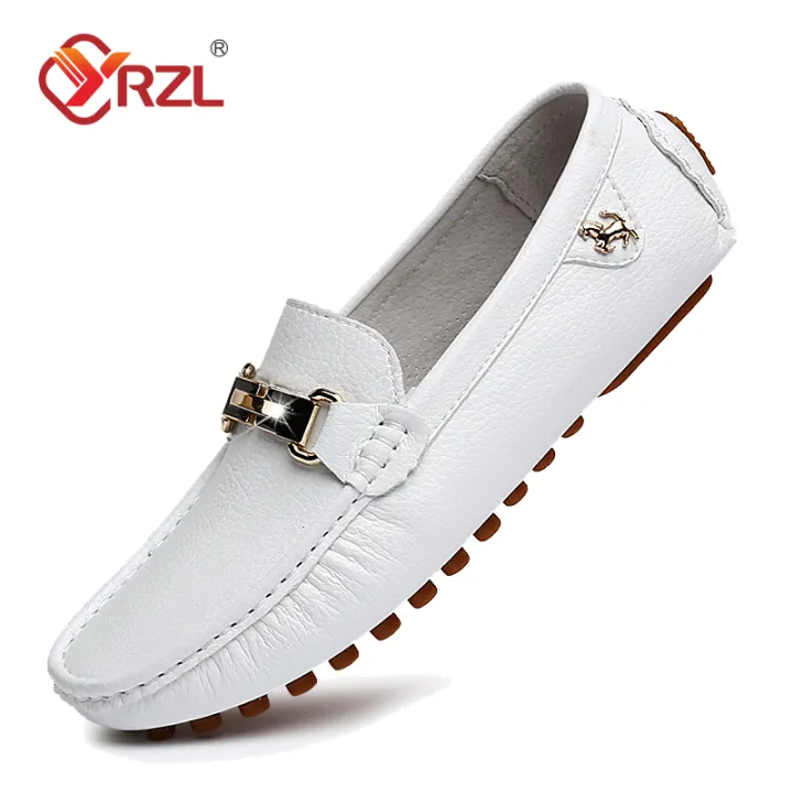 YRZL%20Shoes%20Men%20Handmade%20PU%20Leather%20Loafer%20Casual%20Driving%20Flats%20Slip-on%20Shoes%20Luxury%20Comfy%20Moccasins%20White%20Loafers%20Shoes%20for%20Men%20-%20Image%203