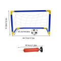 Football Goal Sports Toy Foldable Children's Football Gate with Pump & Ball Portable Soccer Goal for Outdoor Football Training.