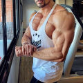 Muscle Men's Sports Tank Top Cotton undershirt gym Tops Sleeveless Tank Top Men fitness Running sweatshirt vest. 