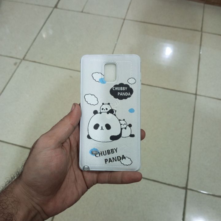 Samsung Galaxy Note 4 Case | Antique Phone Cover | Protect Your Phone With Hit | Soft Black Phone Case | Available In Some Shops Only | Low in Stock | Limited Cases For This Model and In This Quality | Shock Proof BackCover | Chubby Panda