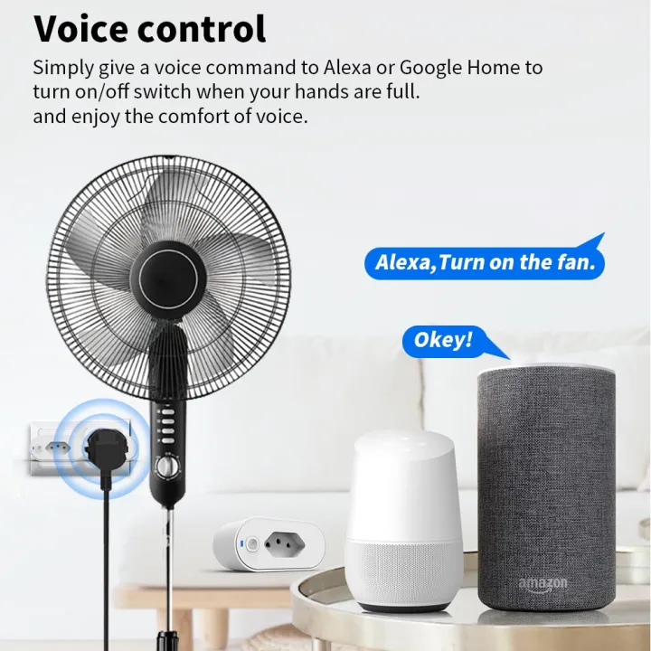 SIXWGH%20Tuya%20Wifi%20Socket%20Adaptador%20De%20Soquete%20Inteligente%2016A%20Suporte%20Smart%20Life%20App%20Control%20Alexa%20%20Home%20Controle%20Voice%20-%20Image%203