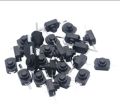 5 Pcs Black Latching Mini ON/Off Switch Self-Lock Micro Push Button Switch DC 3V to 30V 3A for Light Lamp Wall Outlet DIY SMD Flashlight. 