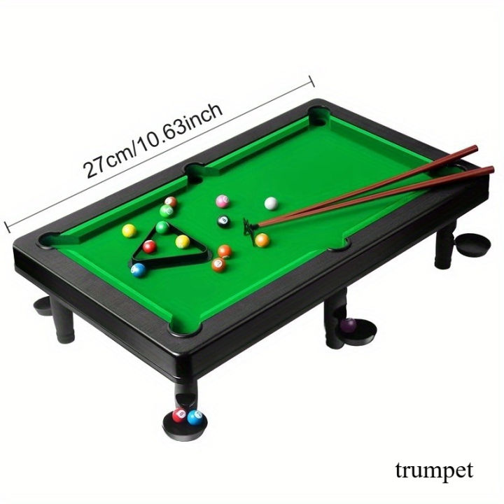 Mini Table Party Pool Mini Pool Table Set for Multiple Players, Plastic Frame Tabletop ...