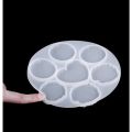Popsocket/keychain silicone mold for resin art, DIY crystal epoxy resin Airbag mobile phone bracket round silicone mold. 