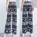 🔥 Elephant Pants 🔥 Elephant Pattern Trousers ❤️ Made in Thailand ❤️ Italian Silk Pants 🐘 ❤️ Soft and Smooth Fabric, Comfortable to Wear. Elastic Waist Pants, Long Pants, Very Popular Fashion Pants. 🎉 The Fabric Is Not Thick or Thin. You Can Be Beautif. 