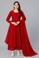 New Georgette Plain Kurti, Palazzo and Dupatta Set – Elegant and Comfortable. 