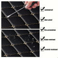 Kcimo 5Pcs Car Floor Mats PU Leather Waterproof Car Foot Pad Protector Pads Fashion Universal Car Carpet Cushion For All Seasons. 