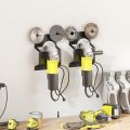 Angle Grinder Wall Storage Mount Metal Wall-Mounted Hanging Shelf Fixed Polishers Holder Stable Storage for Workshop Home Garage.