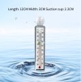 Aquarium Widescreen Built-in Glass Thermometer with Fahrenheit & Celsius Scale – Manual Aquarium Thermometer, Fish Tank Thermometer, Freshwater & Saltwater Thermometer, Analog Water Temperature Gauge with Suction Cup, Submersible Non-Digital Fish Tank Tem. 
