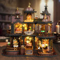 DIY Wooden Miniature Doll House Kit 3D Puzzle Production  Assembly Of Room Toy Home Bedroom Decoration For Friends Birthday . 