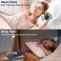 Mini AM/FM Portable Radios Pocket Receiver Stereo Speaker Rechargeable Radio with Alarm Clock for Outdoor Weather Broadcast. 