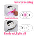 330W SUN X20 MAX UV LED Nail Lamp for Manicure Gel Polish Drying Machine with Large LCD Touch Professional Smart Nail Dryer Tool. 