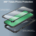 360 Full Cover Front+Back Protection Case For iPhone 17 Air 16 16E 15 14 13 12 Mini 11 Pro Max Plus Clear Shockproof Hard Cover. 