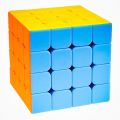 Cube 4x4 High Speed Stickerless Magic 4 by 4 Puzzle Cubes Magic Twisty Puzzle Game Toy(F_loverS). 