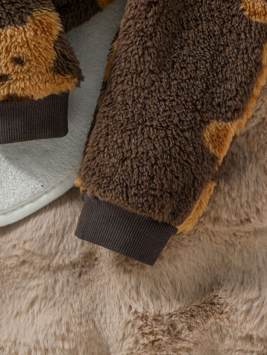 2024%20New%20Style%206M-3Y%20Baby%20Unisex%202-piece%20Infant/Toddler%20Winter%20Cute%20Little%20Bear%20Plush%20Sweater%20Pants%20Casual%20Set%20-%20Image%206