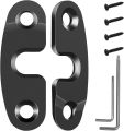 Upgraded Aluminum Sun Visor Repair Kit, Heavy Duty Visor Bracket Fix for Jeep Wrangler JK JL Gladiator 2018-2022.