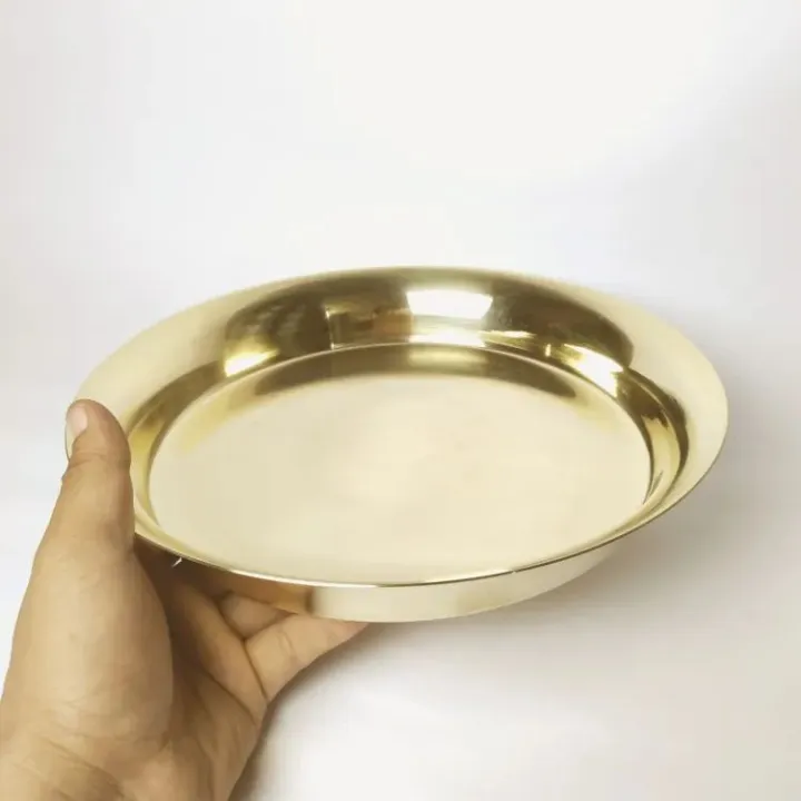 Brass%20Thaal/Plate%20(Hati-Paila%20Thaal)%2010.4%20inchs%20%7C%20Shiva%20Metal%20Udhyog%20-%20Image%205
