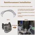 TRANSPEED DQ200 0AM Automatic Transmission Aluminum Improve Piston Housing Base Shim Pad DSG 7 Speed For VW AUDI SEAT SKODA. 
