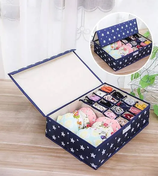 Oxford%20Cloth%20Drawer%20Organizer%20Foldable%20Underwear%20Socks%20Bra%20Storage%20Box%20With%20Cover%20Blue%20-%20Image%202
