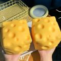 Giant Cheese Squeeze Toy Extra Large Size Cheese Squishy Fidget Toys Slow Rebound Shapeable Venting Ball for Adults .