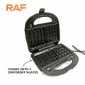 RAF 3 in 1 Sandwich Maker, Waffle Maker, Panini Grill R.540. 