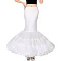 Women Petticoat Fishtail Underskirt Trumpet Crinoline for Mermaid Wedding Dress.