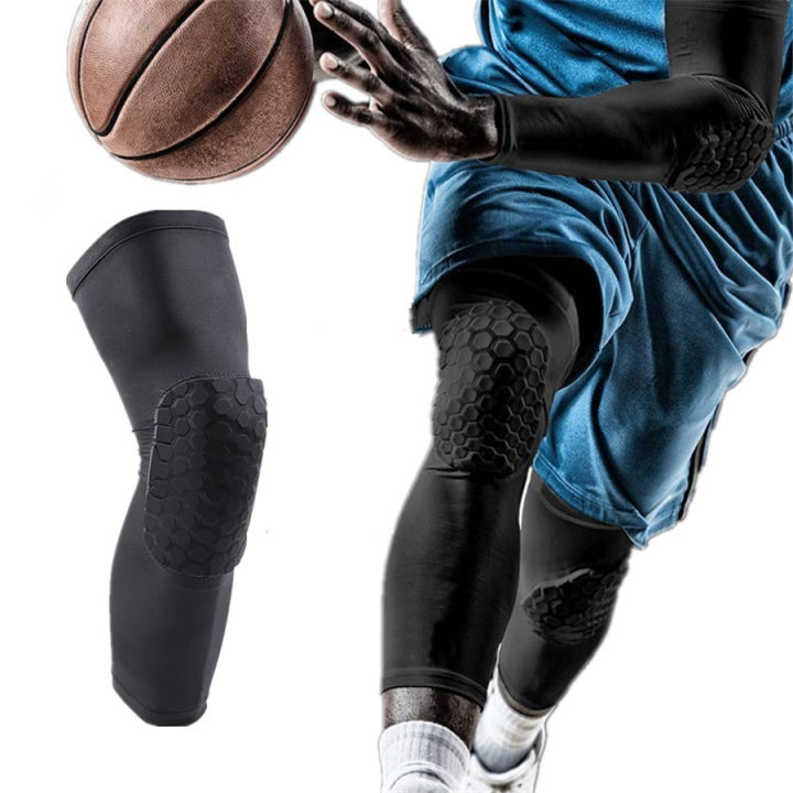 Nba Compression Pads Basketball Knee Pads Protector Compression Sleeve Honeycomb Foam Brace ...