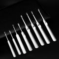 Handmade Leather Stitching Kit U+V Shaped Skiving Punching Tool with Edge Beveler for Leathercraft Projects.