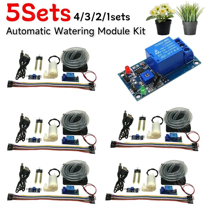 DIY Automatic Irrigation Module Kit Automatic Water Pumping Soil ...