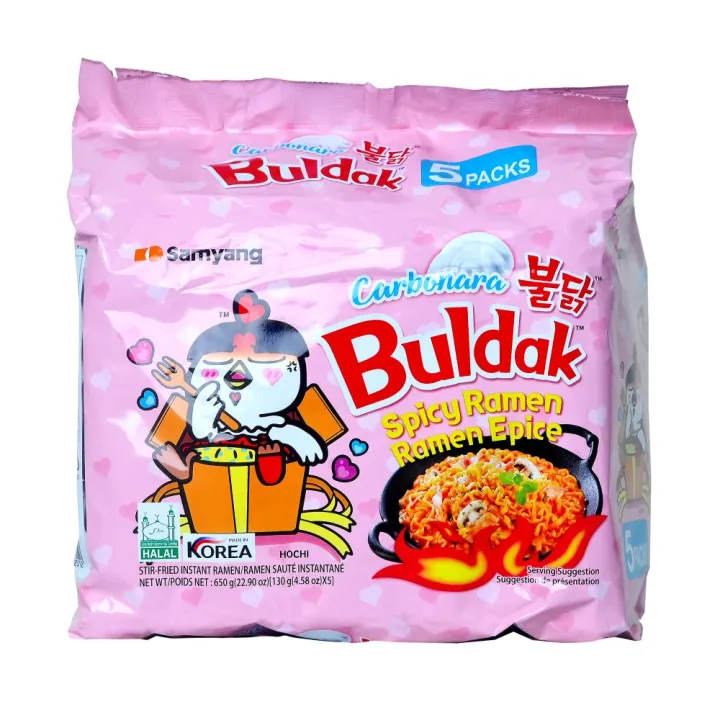 Samyang%20Carbonara%20Buldak%20Spicy%20Ramen%20Epic%20%20650g%20-%20Image%202