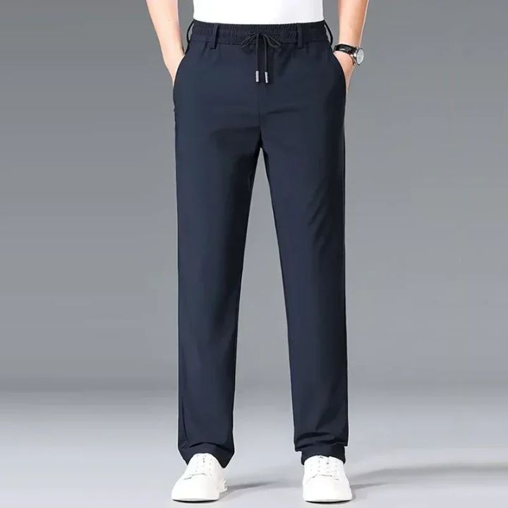 Fashion%20Men%20Casual%20Pants%20Male%20Classic%20Business%20Brand%20Elastic%20Waist%20Trousers%20Solid%20Stretch%20Straight%20Leg%20Pants%20-%20Image%205