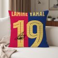 Football Star L-lamine Y-yamal Pillow Case Suitable For Bedrooms Living Rooms Cars Home Decoration. 