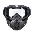 Modular Motorcycle Bike Riding Helmet Helmet Face Cover for biker White Glass.